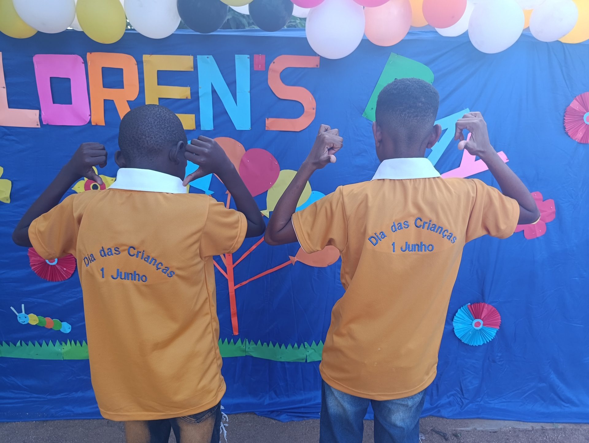 On Point learners in their school uniform jerseys