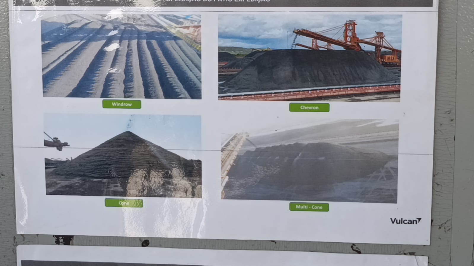 The mining landscape our learners visit near Tete