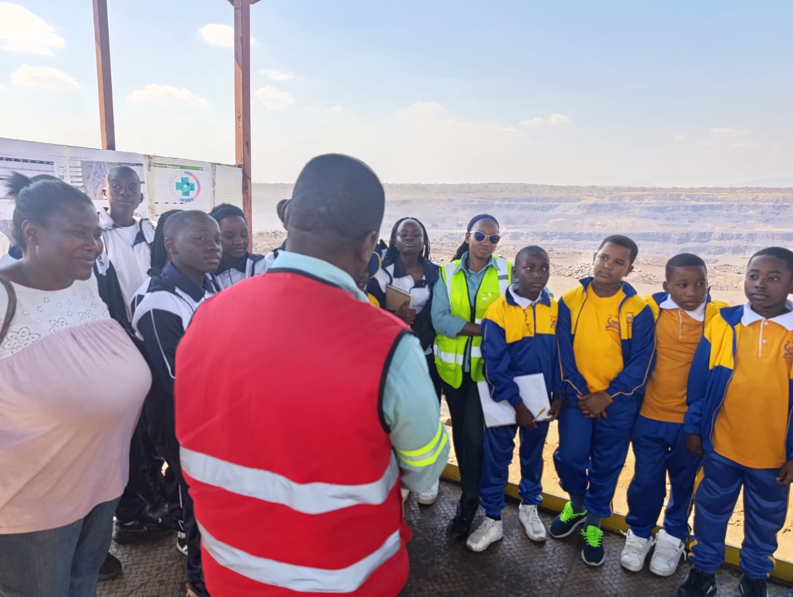 Learners exploring industry first-hand during a mining site visit